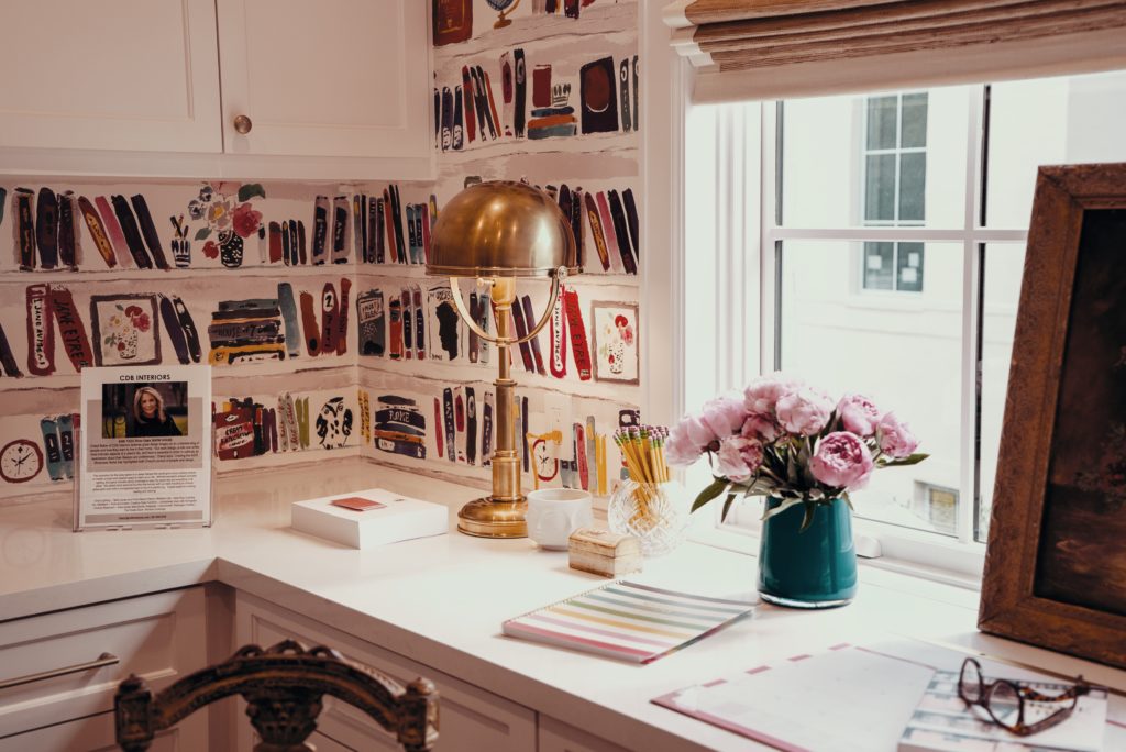 Kate Spade inspired study at ASID Show House Preview