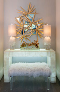 Houston ASID show house Master Vestibule by Teena Caldwell of Twenty Two Fifty Interiors (Photo by Michael Hunter Photography)