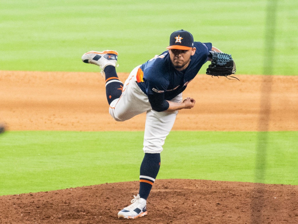The Houston Astros bullpen shutdown the Baltimore Orioles. (Photo by F. Carter Smith)