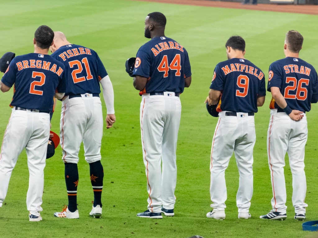 Yordan Alvarez is a big man (6-foot-5) who just may be Astros' general manager Jeff Luhnow's biggest steal yet. (Photo by F. Carter Smith)