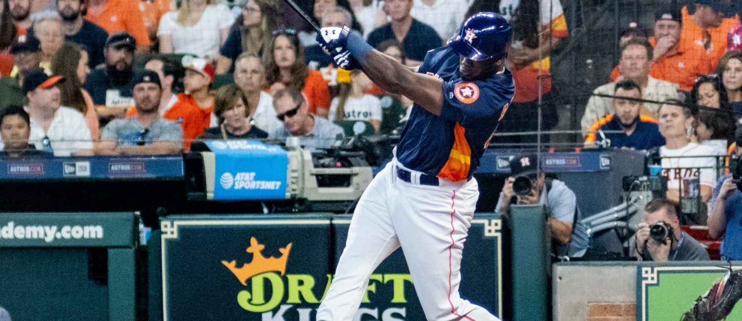 Houston Astros top prospect Yordan Alvarez made his major league debut, hitting a home run in his second at bat versus Baltimore Orioles pitcher Dylan Bundy Sunday at Minute Maid Park