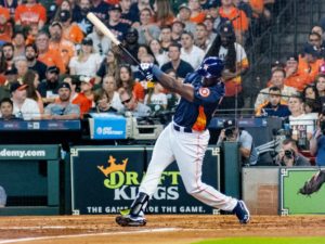 Houston Astros top prospect Yordan Alvarez made his major league debut, hitting a home run in his second at bat versus Baltimore Orioles pitcher Dylan Bundy Sunday at Minute Maid Park