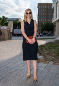 Eloise Smithard BBVA rebranding event at Glassell School of Art. (Photo by Wilf Thorne)