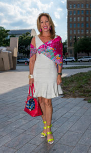 Jennifer Layne Welch BBVA rebranding event at Glassell School of Art. (Photo by Wilf Thorne)