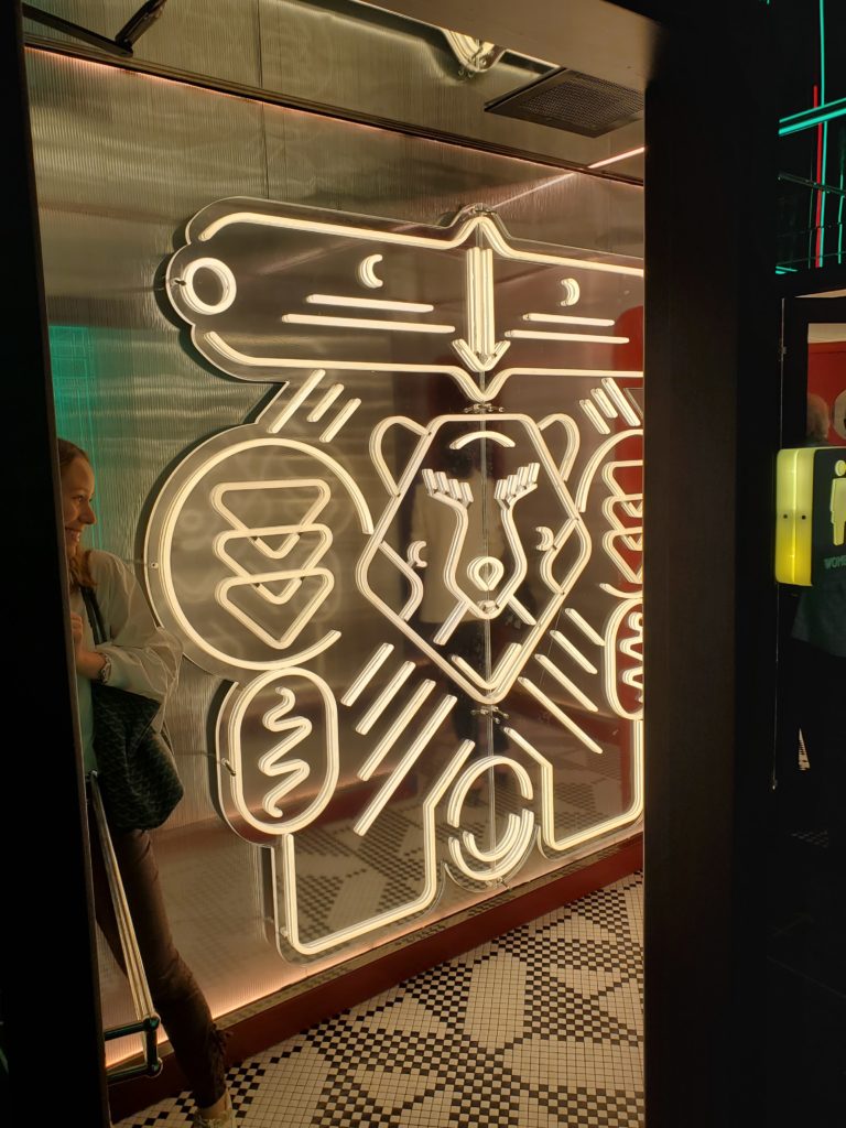 A peek inside the ladies room at MAD in River Oaks District. (Photo by Shafik I. Rifaat)