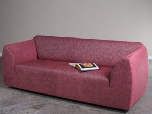 La Jolie Modern Indian Pink Woven Linen Sofa From Holland