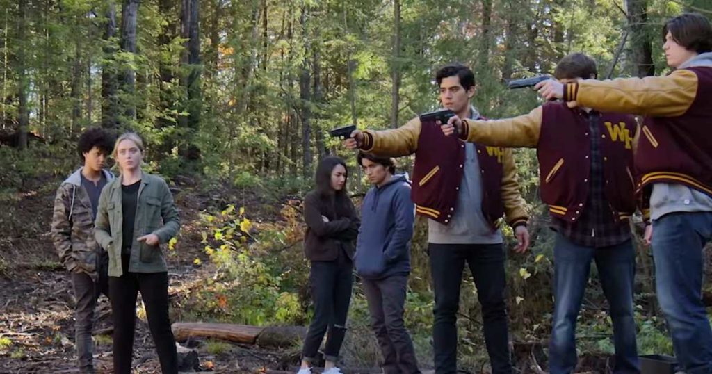 The Society includes moments of real romance too.