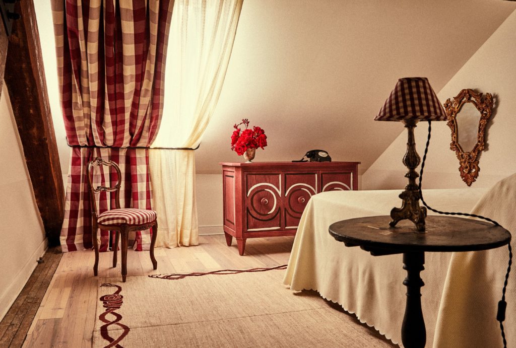 Each of the whimsical guest rooms has a unique desig. (Photo by Hotel Peter & Paul)