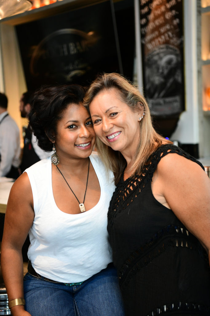 Sophie Medina, Erin Medina at Ouzo Bay and Loch Bar for the George Springer All-Star Bowling Benefit kick-off. (Photo by Daniel Ortiz)