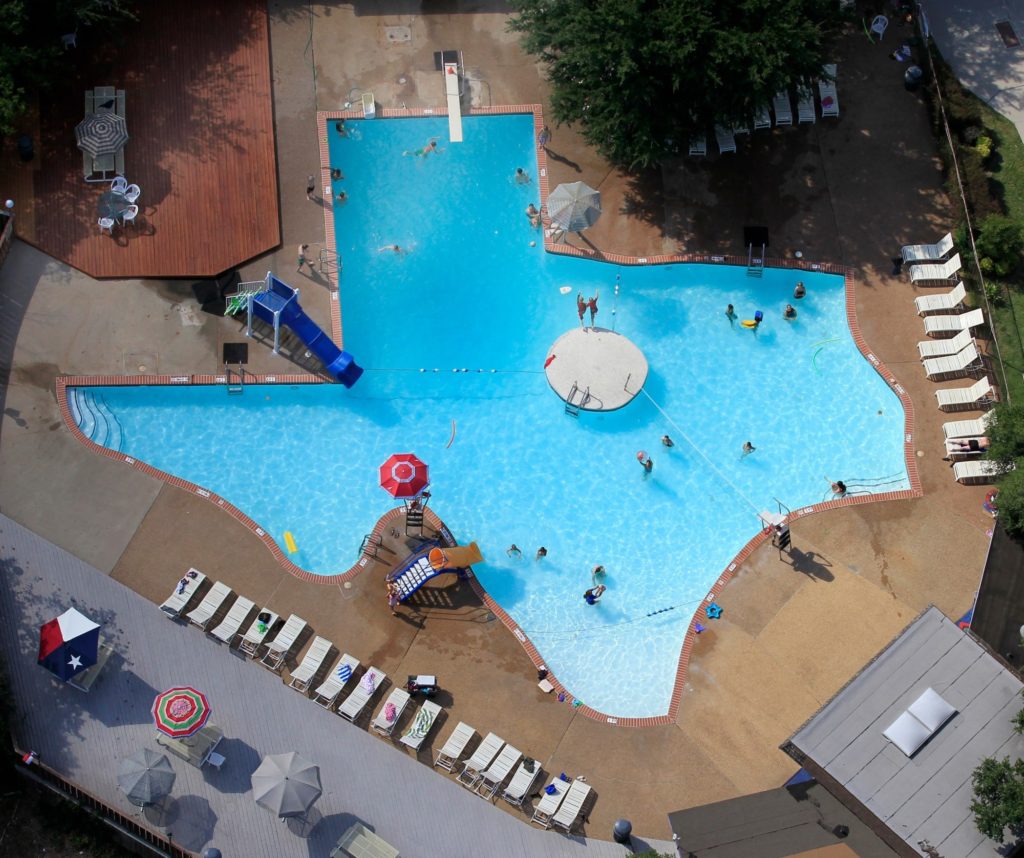 The historic Texas Pool is throwing a pool party on the 4th. Courtesy of Texas Pool