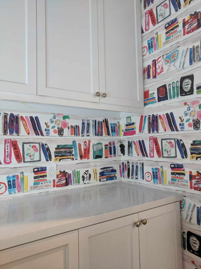 A sneak peek into the Kate Spade-themed ladies' study by CBD Interiors