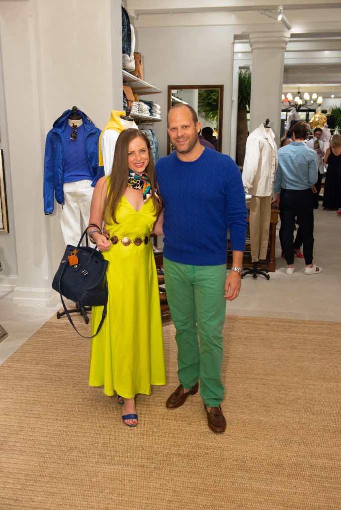 Anne & Matt Phillips at the Ralph Lauren opening in the Houston Galleria. (Photo by Emile C. Browne)