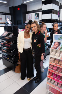Bernadette Jill, Melanie Olive Sephora Highland Village opening (Photo by Emile C. Browne)