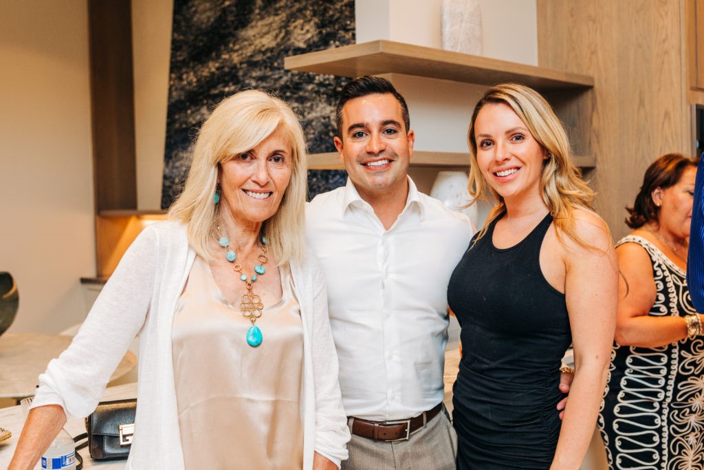 Bonnie Likover, Scott Amir, Joycelyn Zamir at the Houston PetSet 'Fierce & Fabulous' fundraiser/open house. (Photo Bonner Rae Photography)