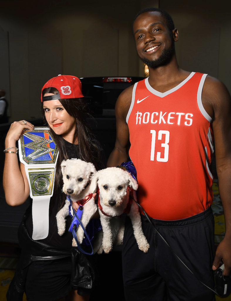 Katie Gibson with Daphne, Dre Wright with Clemmie (Dave Rossman Photo)