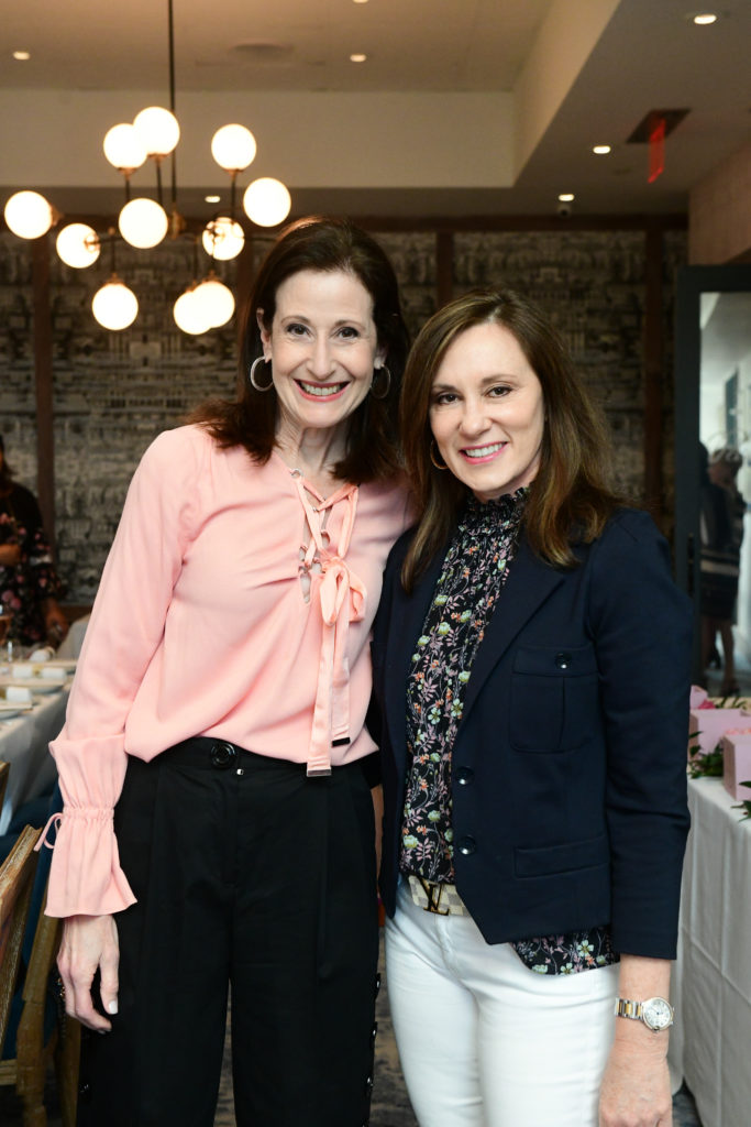 Lisa Aaronson, Cherie Hassenflu at Zadok Jewelers' Pasquale Bruni luncheon at La Table.