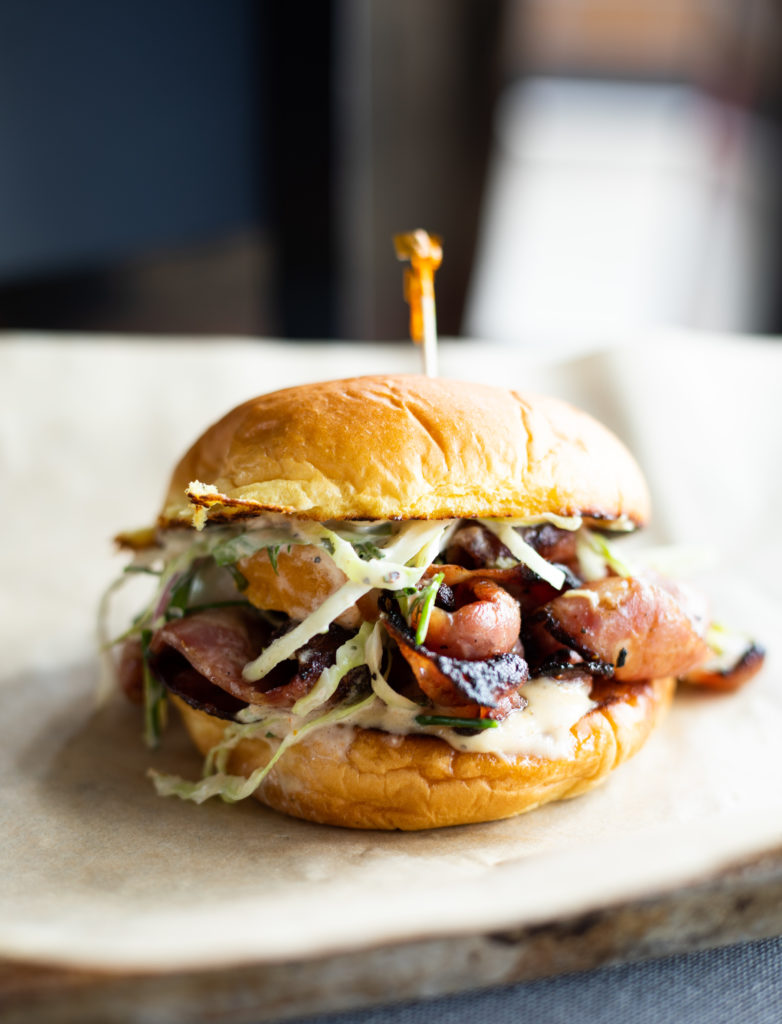Chef Chris Shepherd's Charity Sandwich benefiting the Southern Smoke Foundation.