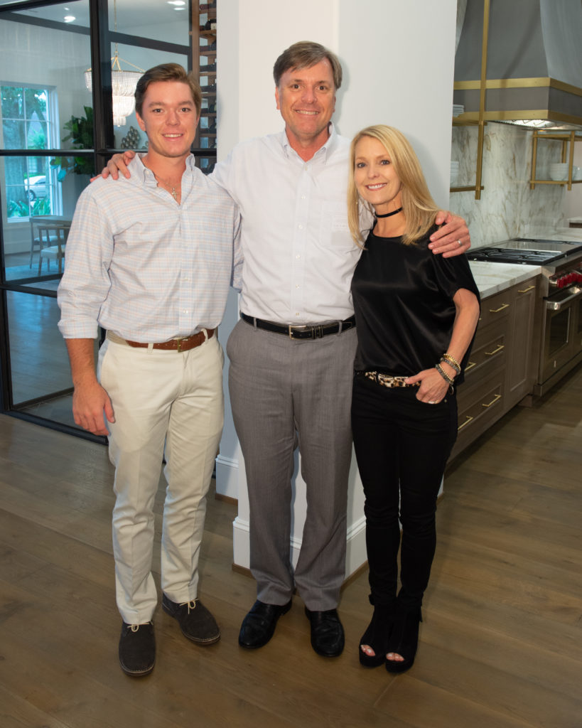 Joel Cooley, Matthew Cooley, Talbot Cooley at the Tupper Lake open house saluting Compass.