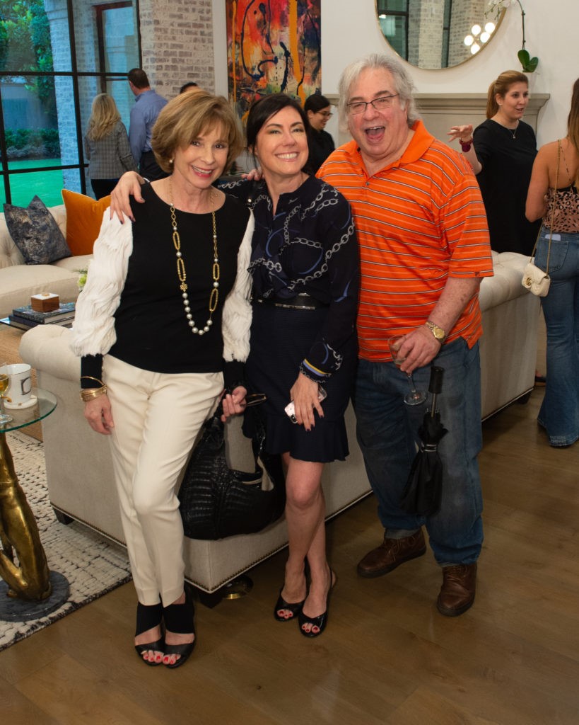 Helen Perry, Claudia Reimann, Daniel Goldberg at the Tupper Lake open house saluting Compass.