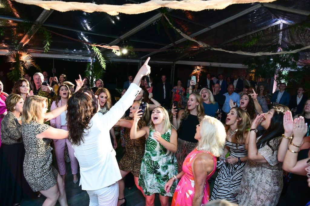 Constantine Maroulis performing at the Kickoff Party; Photo by Daniel Ortiz
