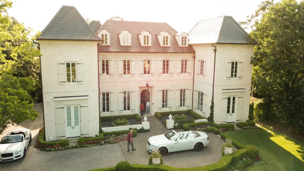 A classic French estate, on the market for $7.9 million, sets the scene for an oh-la-la soirée. (Photo by Matthew Rood)