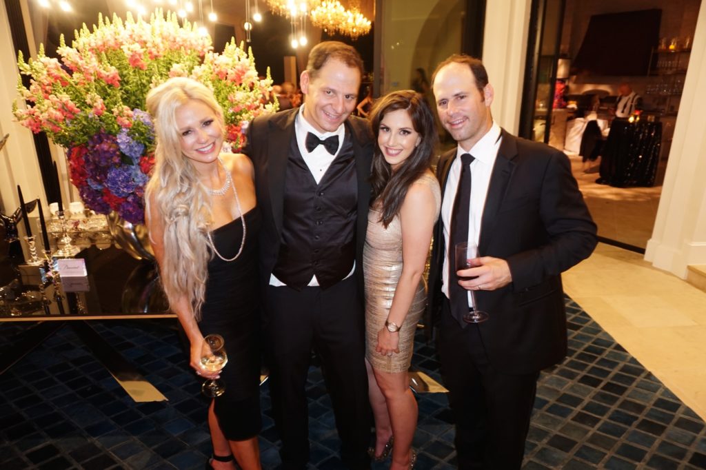 Party hosts Kisha & Jason Itkin with Zoie & Andrew Itkin at Theorem Wine release party. (Photo by Al Torres Photography)