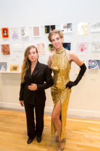 Emily Peacock, Iva Kinnaird at DiverseWorks Luck of the Draw (Photo by Alex Barber)
