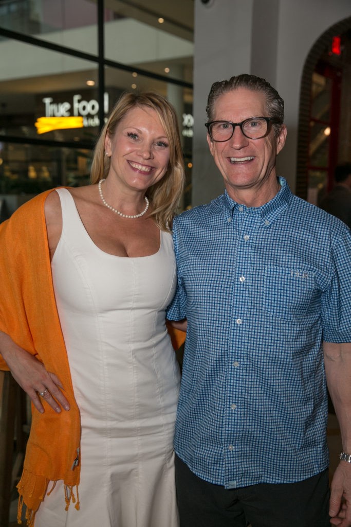 Erin Hicks, Ned Barnett at the Original Ninfa's Uptown opening night. (Photo by Emily Jaschke)