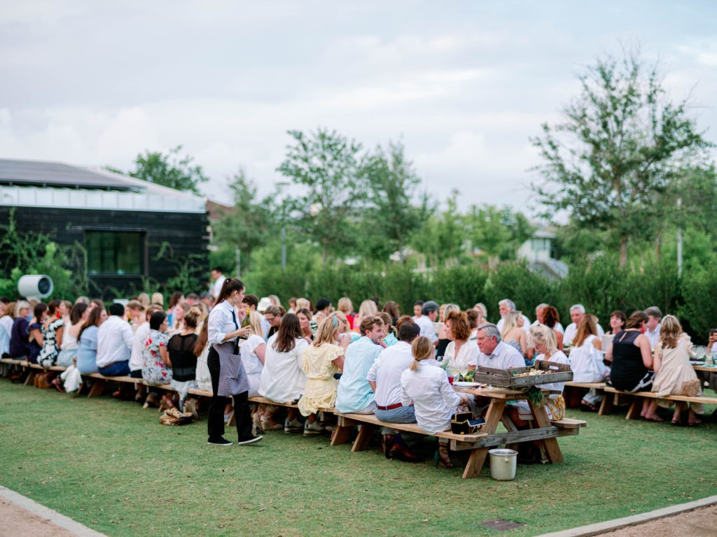 Close to 100 diners joined the Farm Girls Supper Club in Evelyn's Park. (Photo by Harlow & May Studios, Sissy Martin)