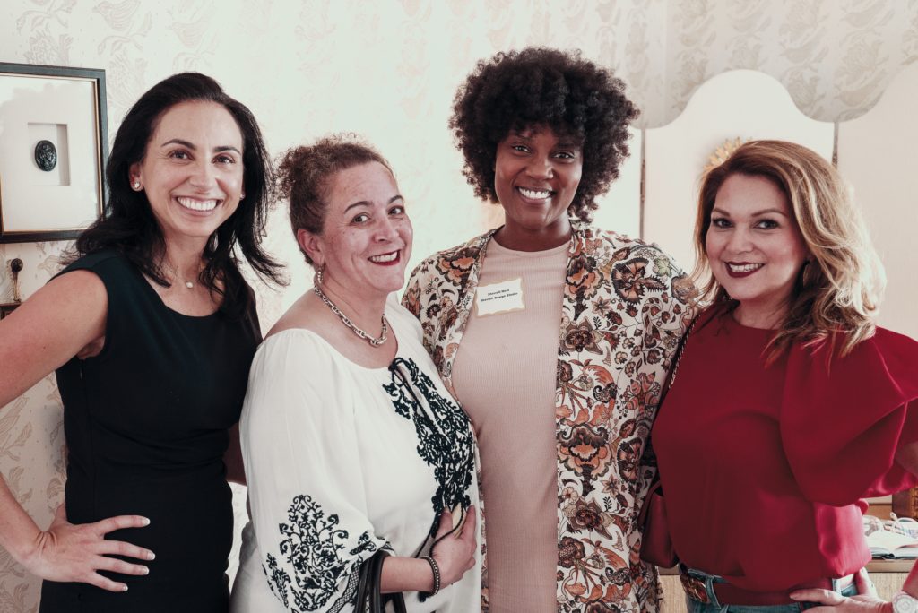 Ivette Patino, Miguelina Veras, Sherrell Neal, Sandra Soto at ASID Show House Preview