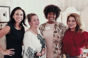 Ivette Patino, Miguelina Veras, Sherrell Neal, Sandra Soto at ASID Show House Preview