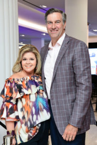 Kelli and John Weinzierl at the Jose Altuve, Lance McCullers charity fundraiser at Tootsies.photo by Daniel Ortiz