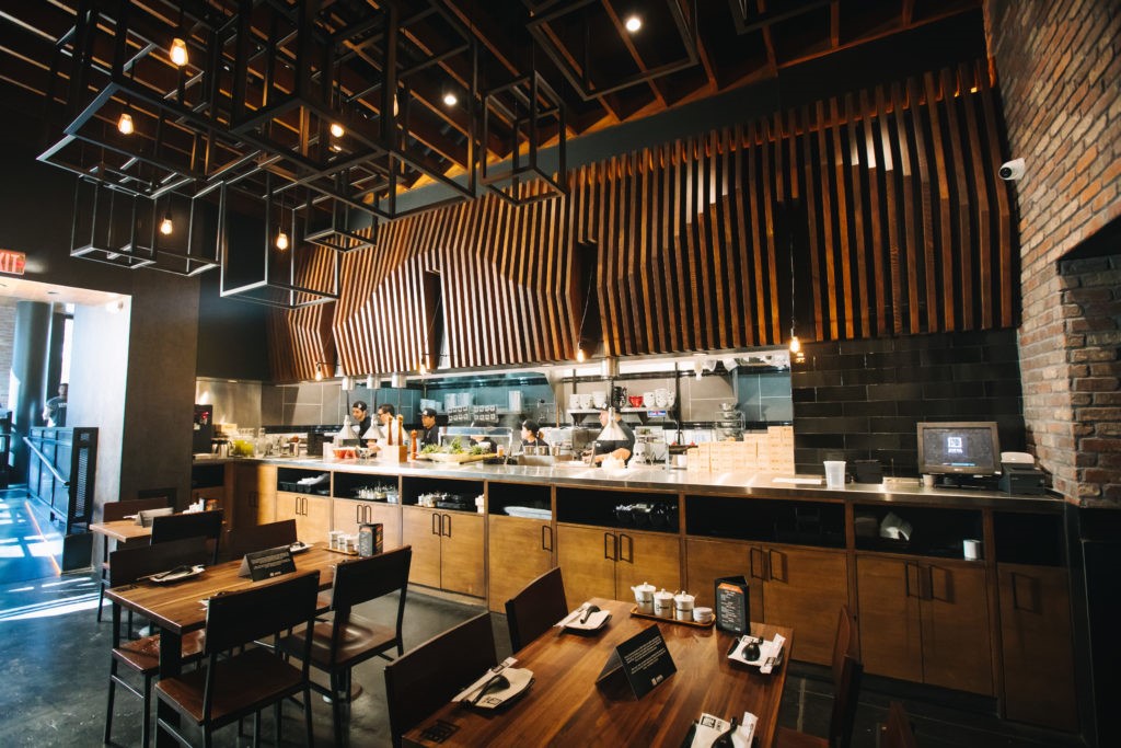 You'll normally see Jinya Ramen kitchen in full action.