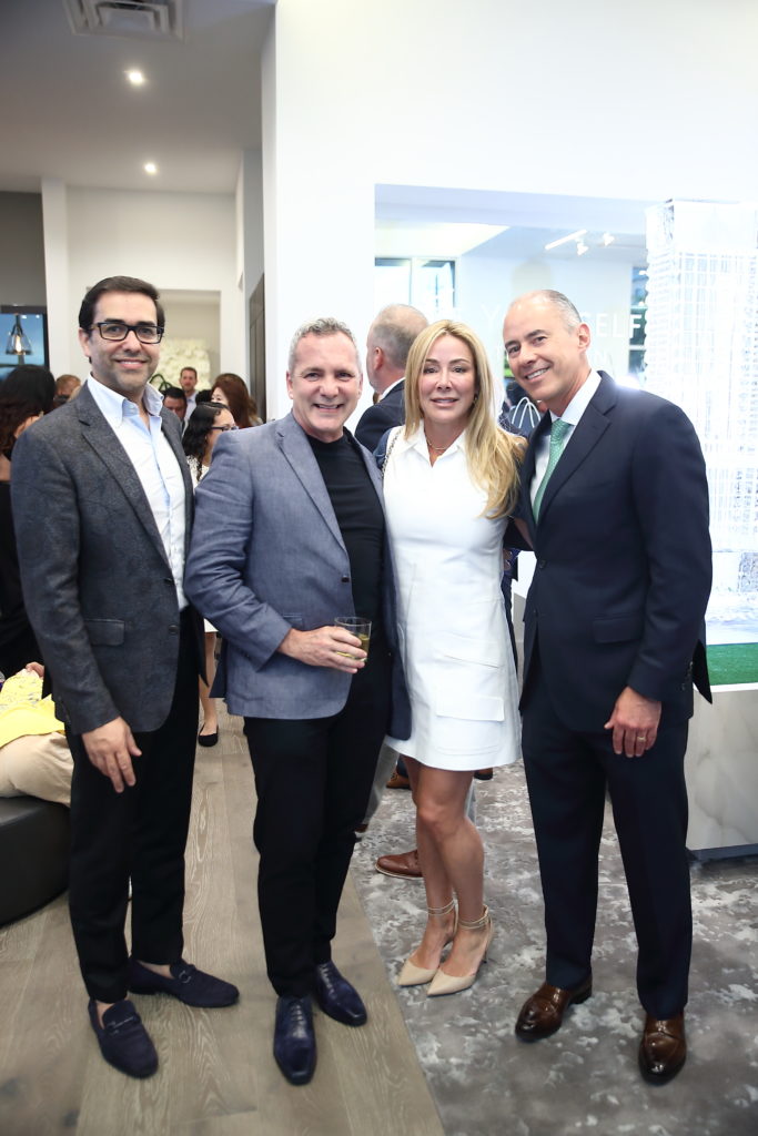 Marcelo Saenz, Luigi Santos, Claudia & Roberto Contreras (Photo by Quy Tran)
