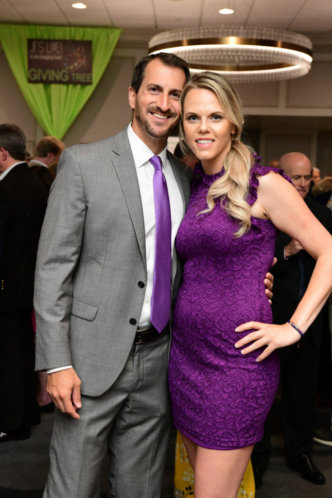 Mark Zeidman, Nicole Lombardo at the JFS 106th anniversary gala. (Photo by Daniel Ortiz)