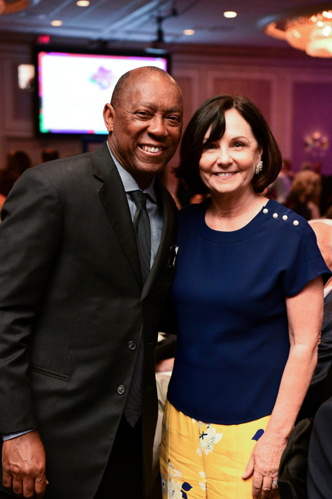 Mayor Sylvester Turner, JFS board president Joy Kaplan at the 106th anniversary gala. (Photo by Daniel Ortiz)