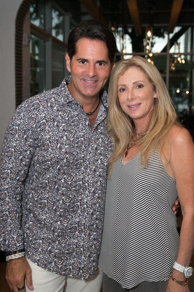 Michael Garfield, Shelley Wiesenthal at the Original Ninfa's Uptown opening night. (Photo by Emily Jaschke)