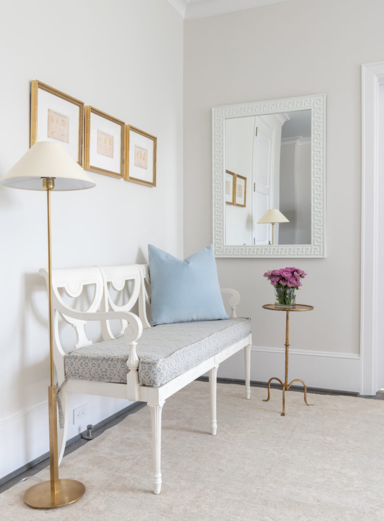 The back stair landing by Sherrell Design Studio. (Photo by Michael Hunter Photography)