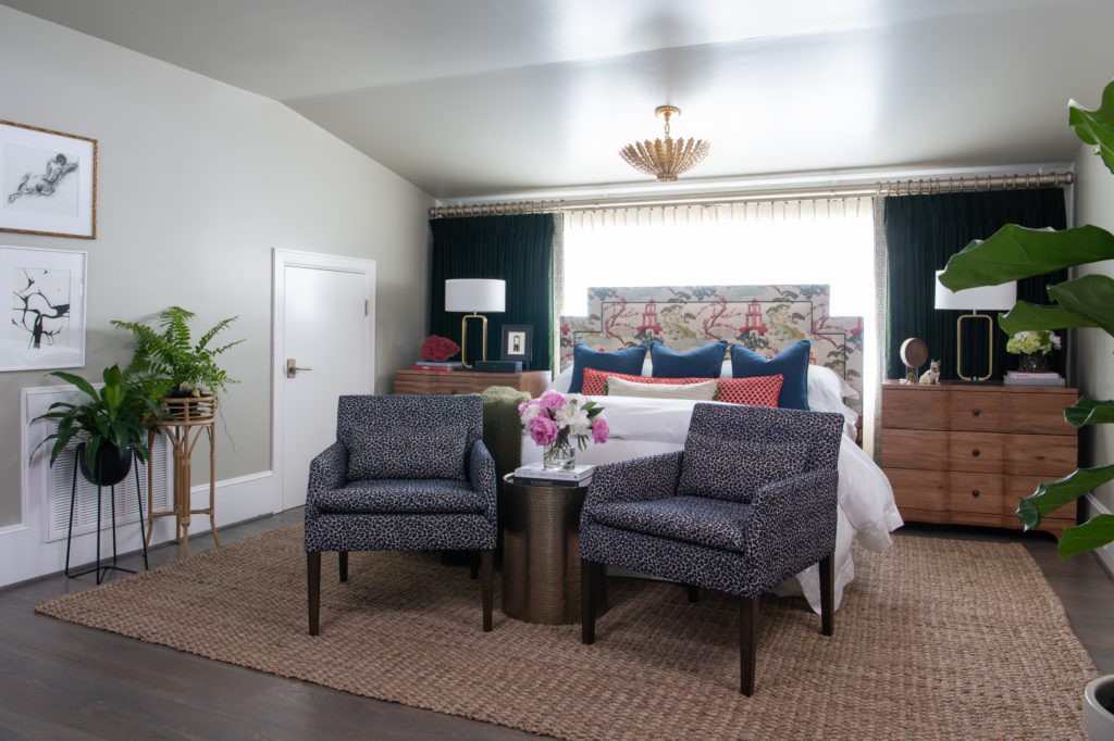 A guest bedroom by Edwards Interiors and Design (Photo by Michael Hunter Photography)