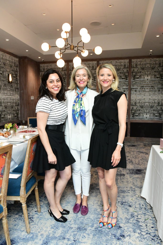 Nicole Katz, Katie Brass, Stephanie Cockrell at Zadok Jewelers' Pasquale Bruni luncheon at La Table.