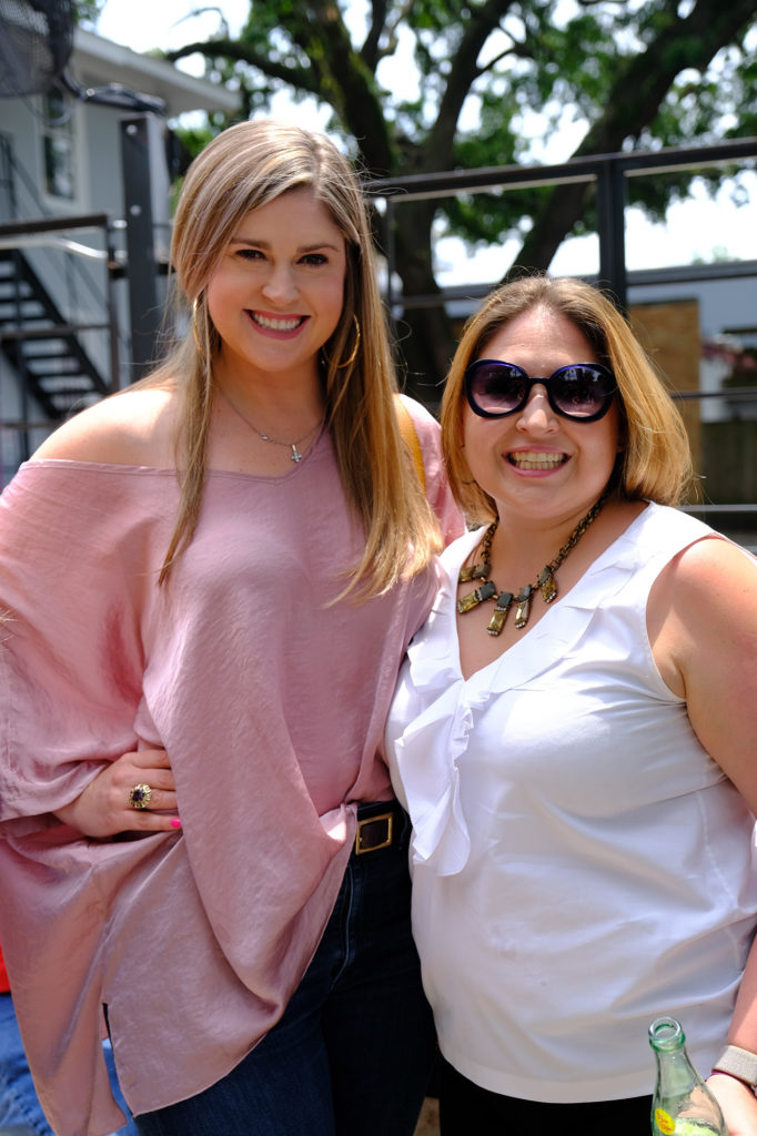 Price DuBose, Jordan McPhail at the Barbara Bush Houston Literacy Foundation's Young Professionals Group crawfish boil.  (Photo by Daniel Ortiz)