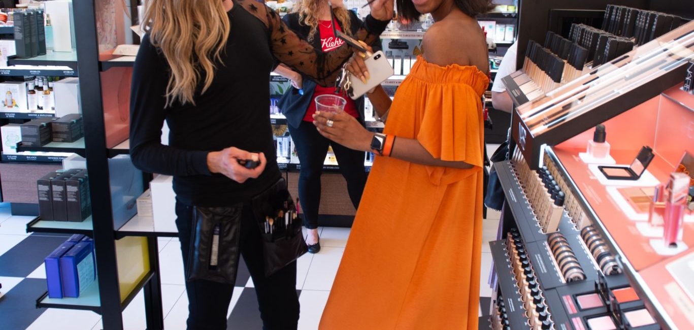 Roy Hadias, Cassandra Eledu Sephora Highland Village opening (Photo by Emile C. Browne)