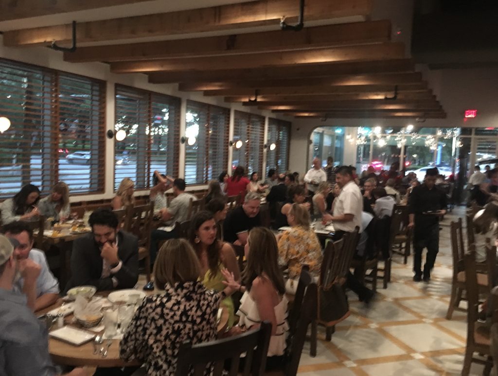 The media and VIP preview night drew quite the crowd. 