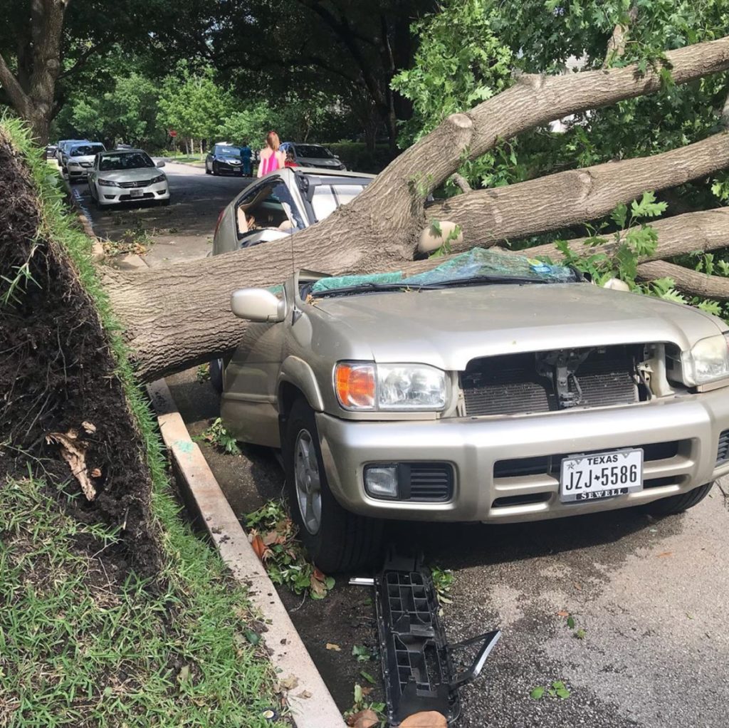More damage in Highland Park. Photo by @robertgessner via Instagram