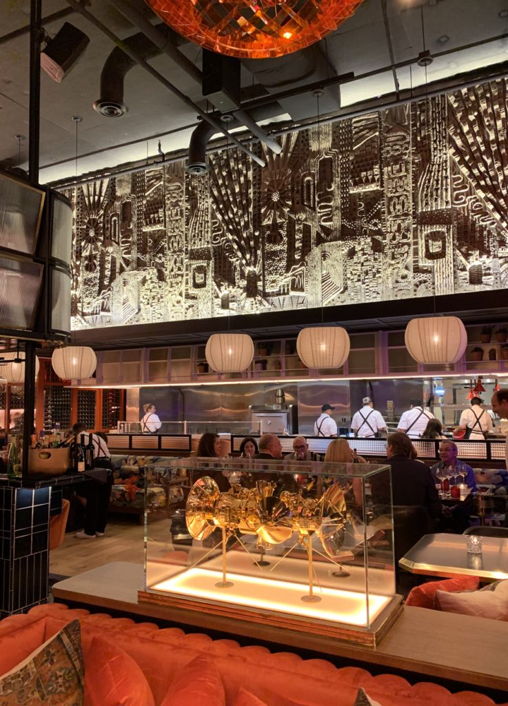 Rosa-Violán created a tension through color.  (Photo by Public Content)