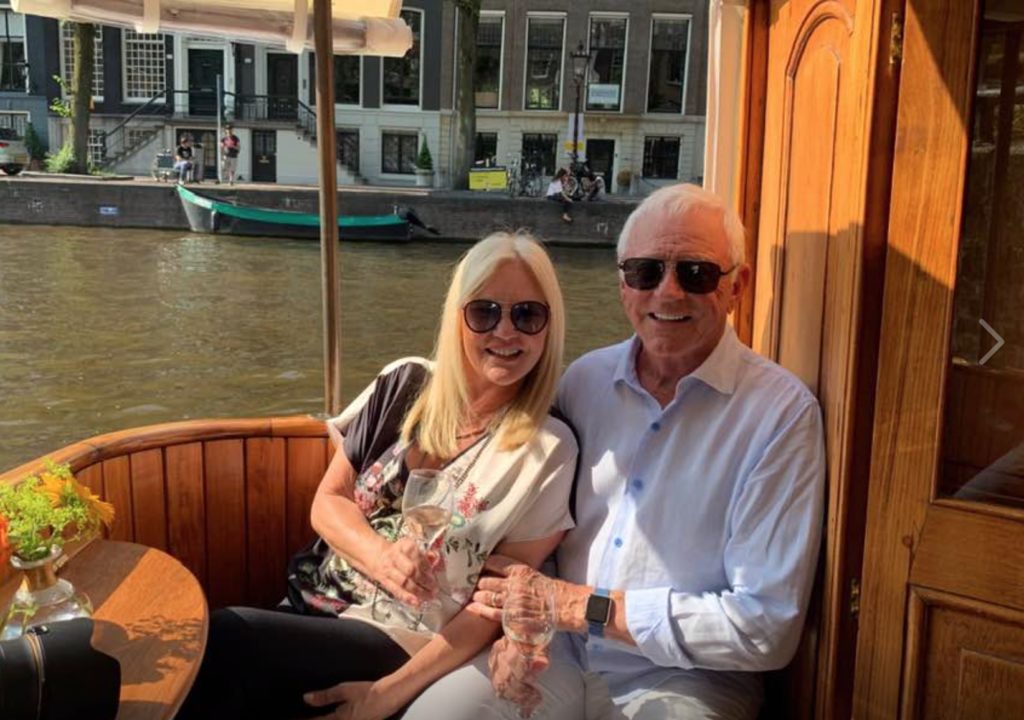 Attorney Rachel Bristow & attorney/mediator Darryl Bristow in Amsterdam as their month long driving trip through Europe winds down. Ask them about totaling their rent car. Train to Paris. (Photo by Instagram photos)