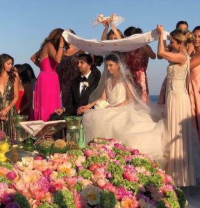 Ali Ansari & Niousha Assari wed in Monaco with a series of festivies that drew numerous Houstonians. (Photo by Instagram photos)