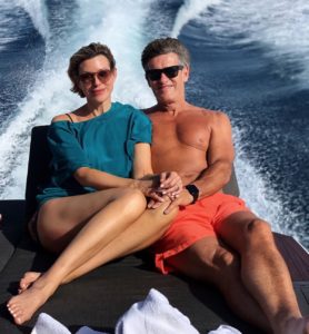 Dominique Sachse & Nick Florescu living the good life in the South of France. (Photo by Instagram photos)