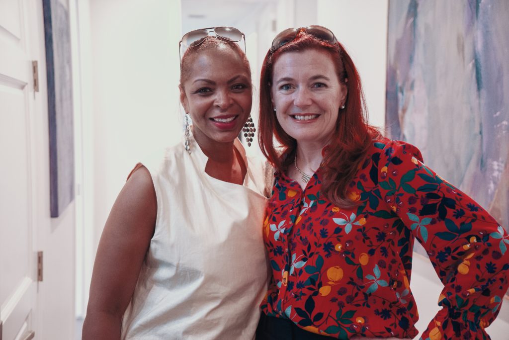 Shundra Harris, Desiree Guillory at ASID Show House Preview