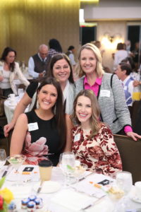 Brooke Foster, Michaela VanSchalkwyk, Brooke Foster, Britta Parker at Dress for Success Houston Corporate Guild Power Breakfast. (Photo by Quy Tran)